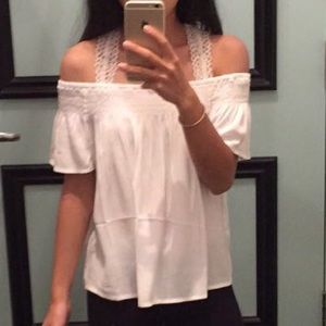 Forever 21 Off Shoulder White Top